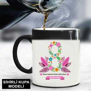 Kadınlara Özel İsimli Kupa Bardak - Thumbnail