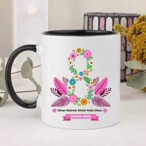 Kadınlara Özel İsimli Kupa Bardak - Thumbnail