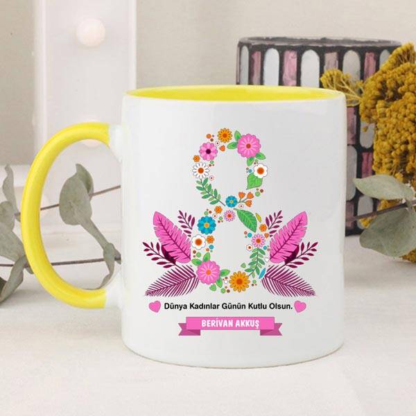 Kadınlara Özel İsimli Kupa Bardak