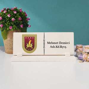  - Kara Kuvvetleri Komutanlığı Logolu Masa İsimliği