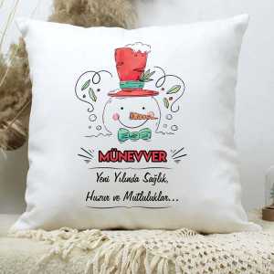  - Kardan Adam Tasarımlı Yastık