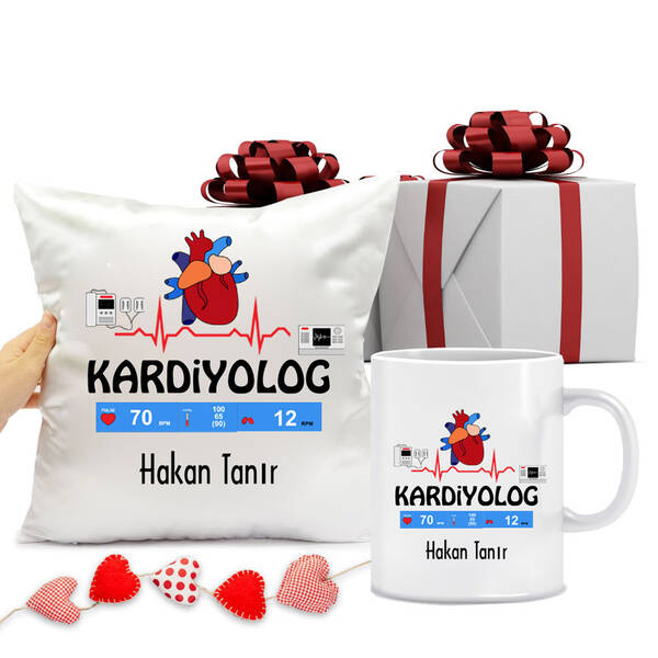 Kardiyolog Kupa Bardak ve Yastık