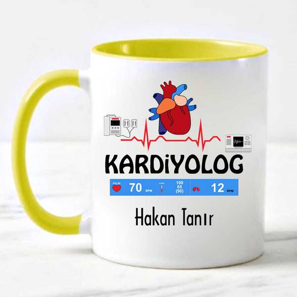 Kardiyologa Hediye Kupa Bardak