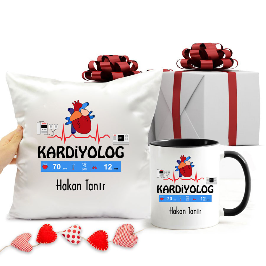 Kardiyolog Kupa Bardak Ve Yastık