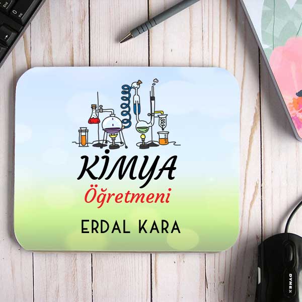 Kimya Öğretmenine Hediye İsimli Mouse Pad