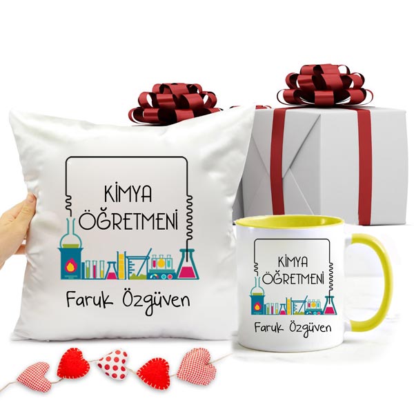 Kimya Öğretmeni Özel Kupa Bardak Ve Yastık