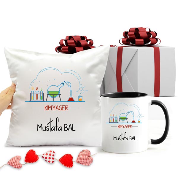 Kimyager Kupa Bardak Ve Yastık