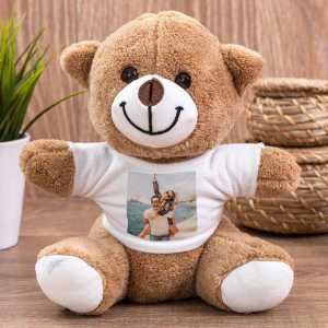  - Kişiye Özel Fotoğraflı Peluşlu Ayıcık