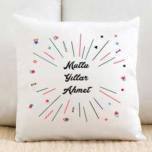 - Kişiye Özel Mutlu Yıllar Yastık  - Kişiye Özel Mutlu Yıllar Yastık