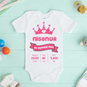  - Kız Bebek Doğum Özellikli Zıbın