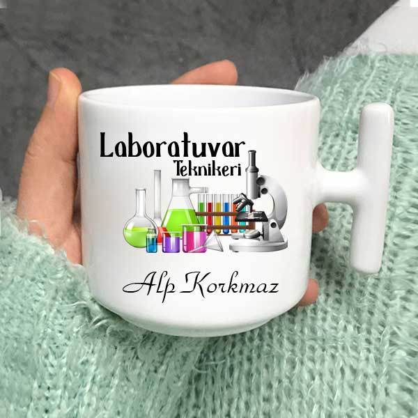 Laboratuvar Teknikeri Latte Fincanı