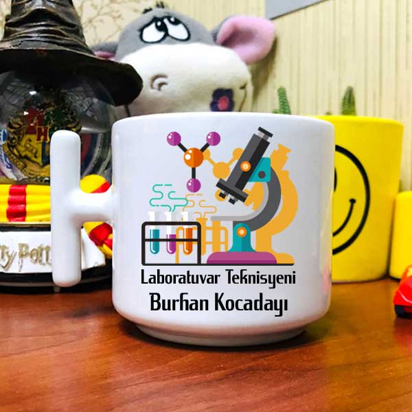 Laboratuvar Teknisyeni Latte Fincanı