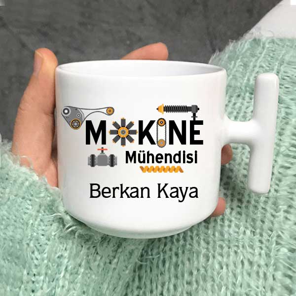 Makine Mühendisi Latte Fincanı