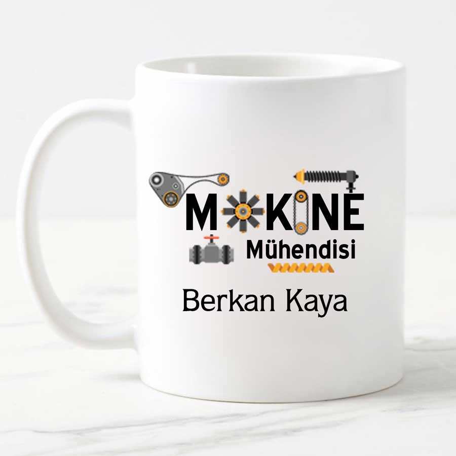 Makine Mühendisine Hediye Kupa Bardak
