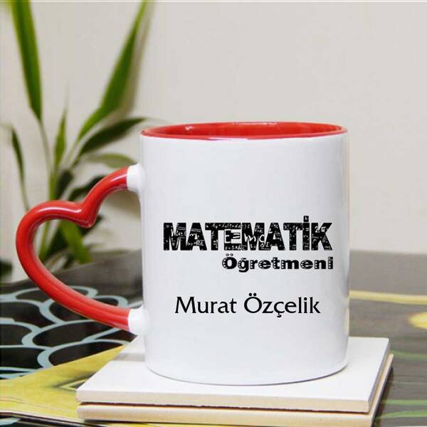 Matematik Öğretmeni İsimli Kupa Bardak