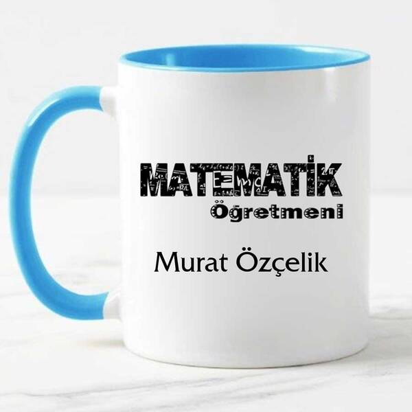 Matematik Öğretmeni İsimli Kupa Bardak