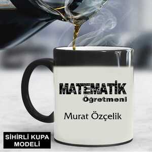 Matematik Öğretmeni İsimli Kupa Bardak - Thumbnail