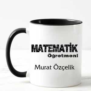 Matematik Öğretmeni İsimli Kupa Bardak