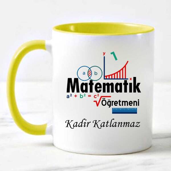 Matematik Öğretmenine Hediye Kupa Bardak