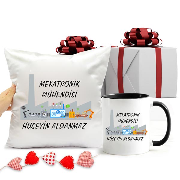 Mekatronik Mühendisi Kupa Bardak Ve Yastık