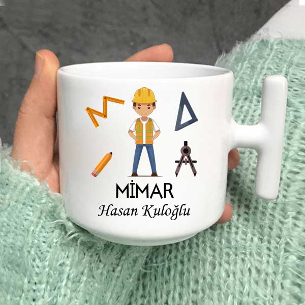 Mimara Özel Latte Fincanı