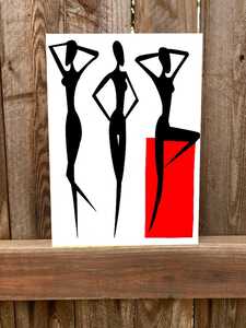  - Modern Kadın Kanvas Tablosu 50cmx70cm