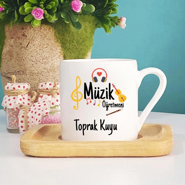 Müzik Öğretmeni Türk Kahve Fincanı