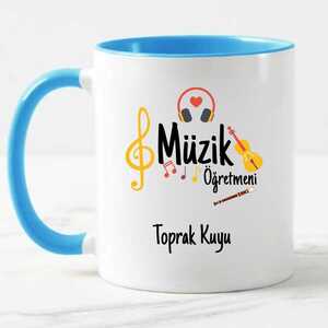 Müzik Öğretmenine Hediye Kupa Bardak - Thumbnail