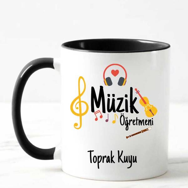 Müzik Öğretmenine Hediye Kupa Bardak