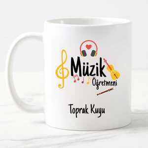 Müzik Öğretmenine Hediye Kupa Bardak - Thumbnail
