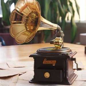Nostaljik Gramofon Müzik Kutusu - Thumbnail