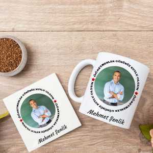 - Öğretmenler Gününüz Kutlu Olsun Kupa Bardak ve Altlık  - Öğretmenler Gününüz Kutlu Olsun Kupa Bardak ve Altlık