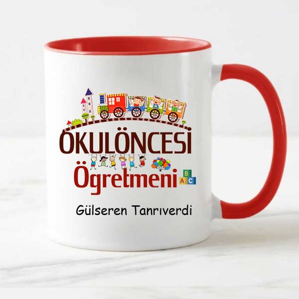 Okul Öncesi Öğretmeni Kupa Bardak