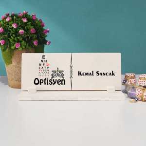  - Optisyen Masa İsimliği