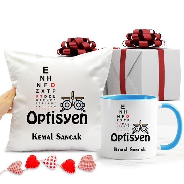 Optisyen Kupa Bardak Ve Yastık