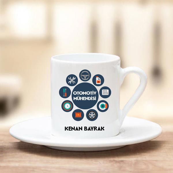 Otomotiv Mühendisi Türk Kahve Fincanı