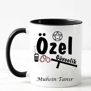 Özel Güvenlik Görevlisine Hediye Kupa Bardak - Thumbnail