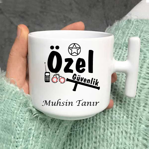 Özel Güvenlik Latte Fincanı