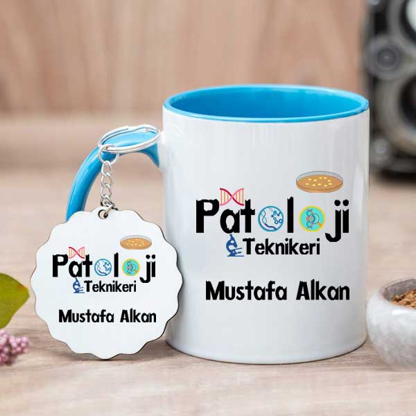 Patoloji Teknikerine Hediye Kupa Bardak Ve Anahtarlık