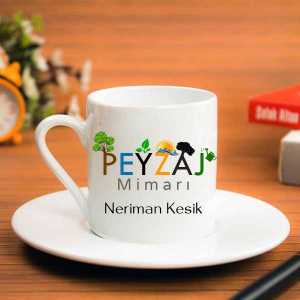 Peyzaj Türk Kahvesi Fincanı - Thumbnail