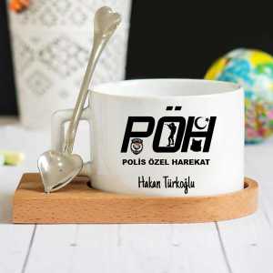 - Pöh Ahşap Altlıklı Lüks Fincan Seti  - Pöh Ahşap Altlıklı Lüks Fincan Seti