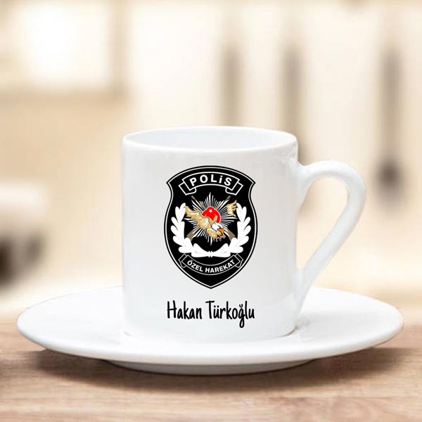 Pöh Logolu Türk Kahve Fincanı