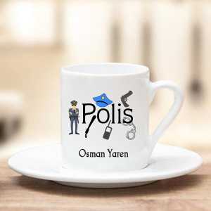 Polis Türk Kahve Fincanı - Thumbnail