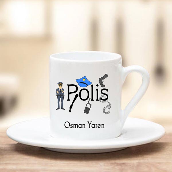 Polis Türk Kahve Fincanı