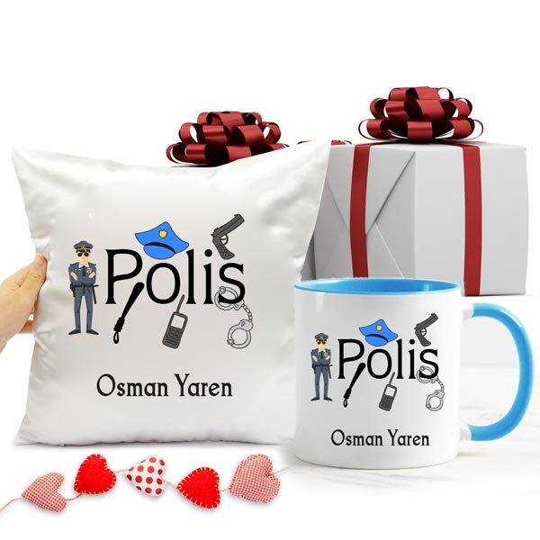 Polis Kupa Bardak Ve Yastık