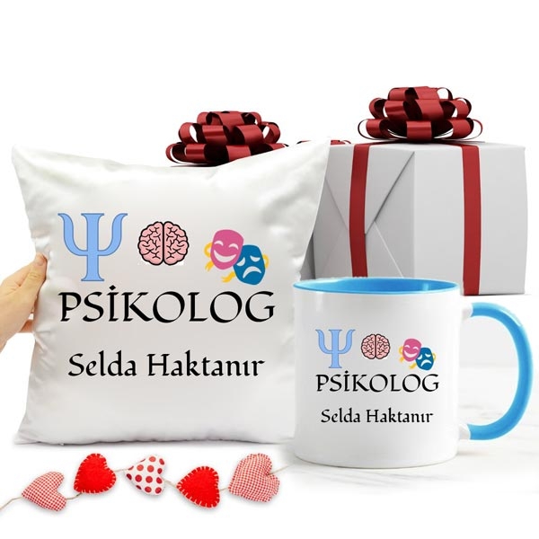 Psikolog İsimli Kupa Bardak Ve Yastık