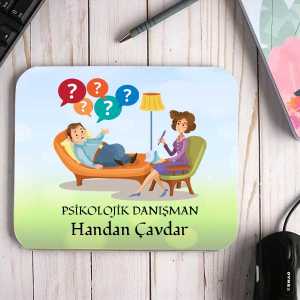 Psikolojik Danışmana Hediye İsimli Mouse Pad - Thumbnail