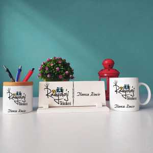  - Radyoloji Teknikerine Hediye Kupa Bardağı Kalemliği ve İsimliği