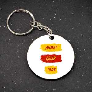  - Sarı Kırmızı Taraftar Anahtarlık