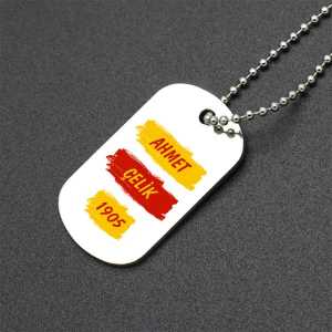  - Sarı Kırmızı Taraftar Asker Künyesi